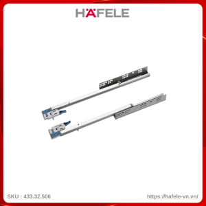 Ray Âm EPC EVO Mở 3/4 Giảm Chấn 550mm Hafele 433.32.506