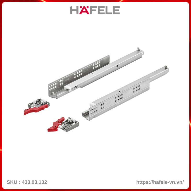 Ray Âm EPC Plus Nhấn Mở 300mm Hafele 433.03.132