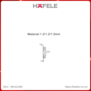 Ray Bi Giảm Chấn 250mm Hafele 494.02.060
