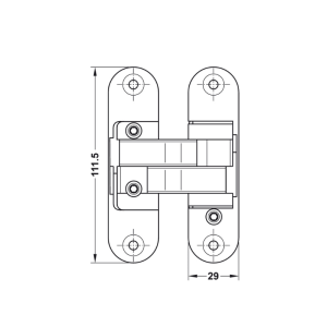 Bản Lề Âm Cửa Dày >40mm Hafele 927.32.006