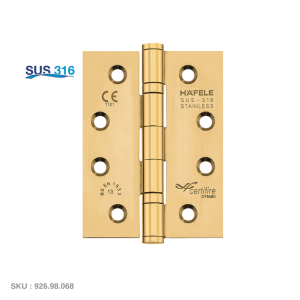 Bản Lề Lá 2 Vòng Bi 120Kg Hafele 926.98.068