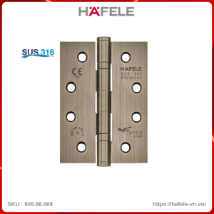 Bản Lề Lá 2 Vòng Bi 120Kg Hafele 926.98.069