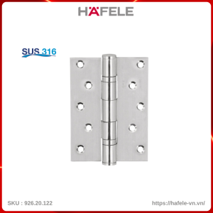 Bản Lề Lá 2 Vòng Bi 80Kg Hafele 926.20.122
