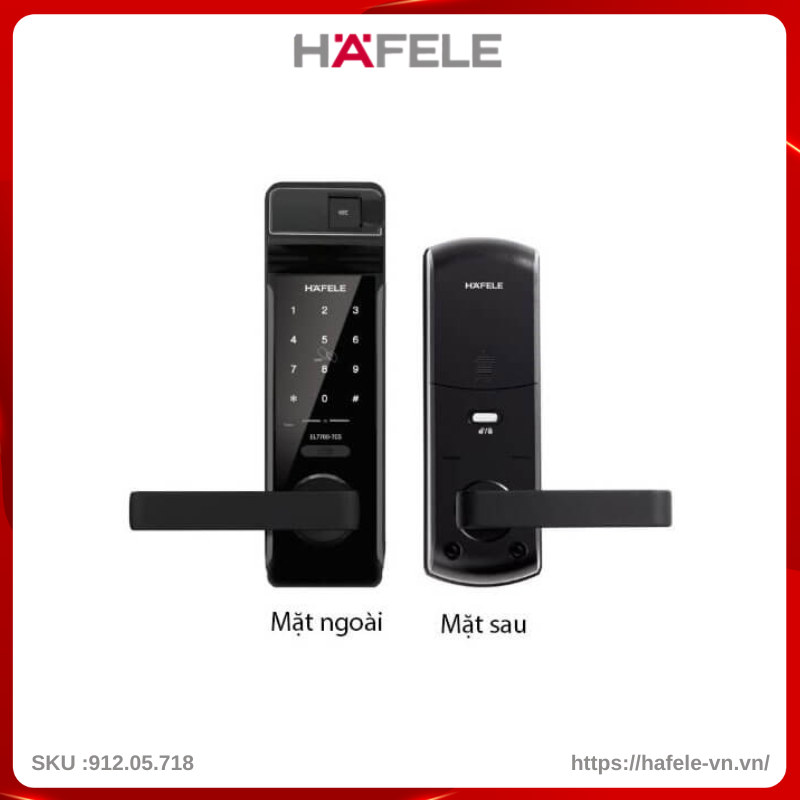 Khóa Điện Tử EL7700-TCS Hafele 912.05.718