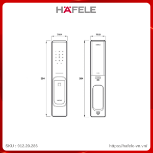 Khóa Điện Tử PP8100 Hafele 912.20.286