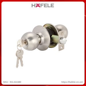 Khóa Nắm Tròn Cửa Chính Loại Nhỏ Hafele 911.64.680