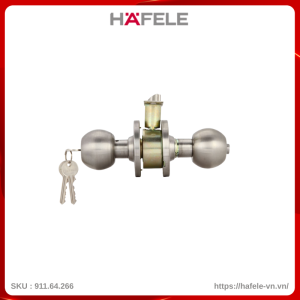 Khóa Tay Nắm Tròn Cửa Chính Loại Lớn Hafele 911.64.266