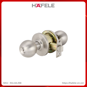 Khóa Tay Nắm Tròn Cửa WC Loại Lớn Hafele 911.64.258