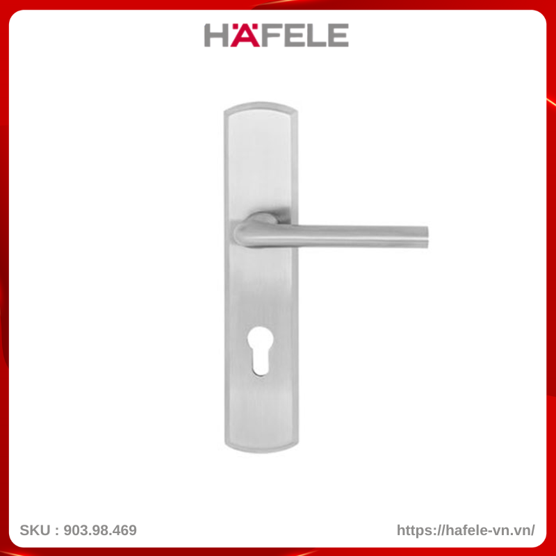 Khóa Tay Gạt Cửa Đi Hafele 903.98.469
