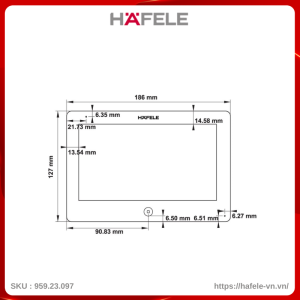 Màn Hình Cửa SVM-770HD Hafele 959.23.097