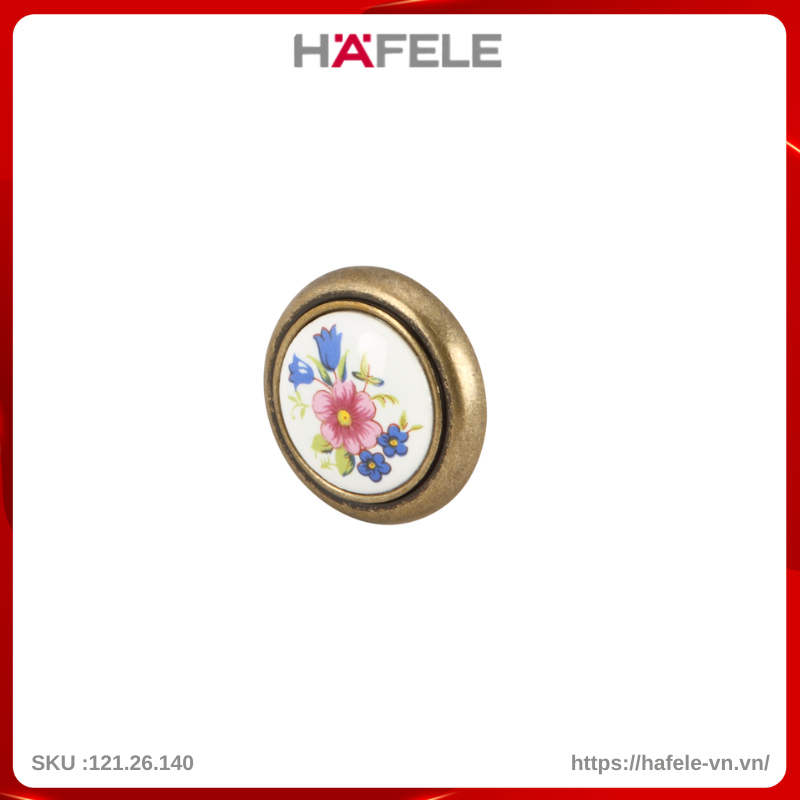 Quả Nắm Tủ Cổ Điển Hafele 121.26.140