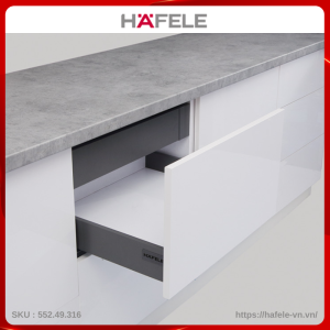 Ray Hộp Alto-S H80mm Giảm Chấn Hafele 552.49.316