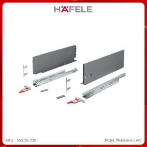 Ray Hộp Alto-S Nhấn Mở Chiều Cao 80 mm Hafele 552.36.335