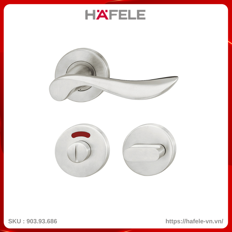 Tay Nắm Gạt Cửa Vệ Sinh Hafele 903.93.686