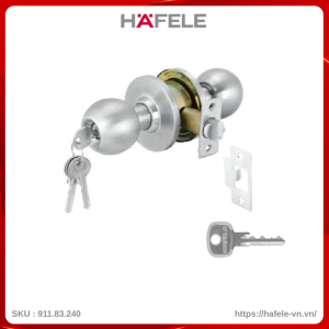 Tay Nắm Tròn Hệ Chìa Chủ Cửa Chính Hafele 911.83.240