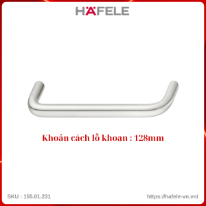 Tay Nắm Tủ Inox 106mm Hafele 155.01.231