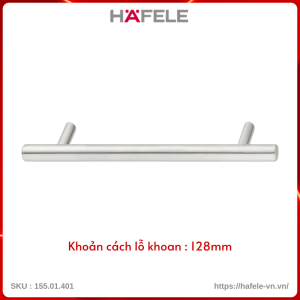 Tay Nắm Tủ Inox 168mm Hafele 155.01.401
