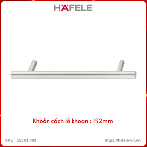 Tay Nắm Tủ Inox 232mm Hafele 155.01.403