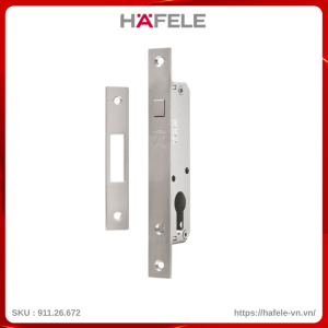 Thân Khóa Cửa Trượt Đố Nhỏ BS 30mm Hafele 911.26.672