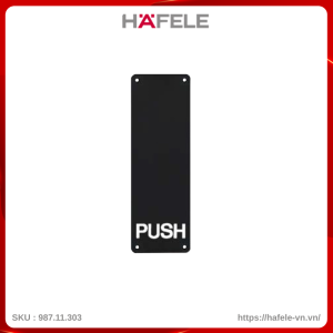 Bảng Đẩy Cửa Push Màu Đen Hafele 987.11.303
