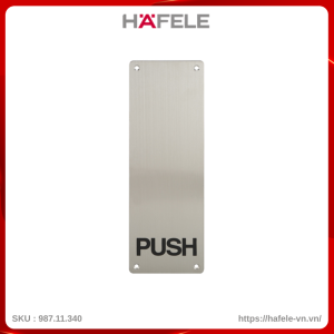 Bảng Đẩy Cửa Ký Hiệu Push Hafele 987.11.340