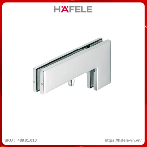 Kẹp Kính Chữ L Inox Mờ Hafele 489.81.040