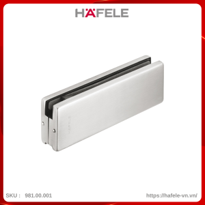 Kẹp Kính Dưới Inox Bóng Hafele 981.00.001