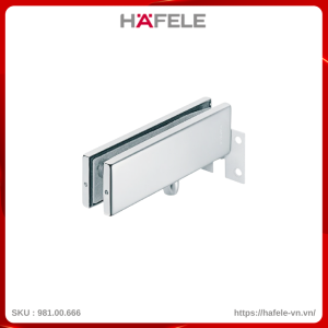 Kẹp Kính Trên Khung Gắn Tường Inox Bóng Hafele 981.00.666
