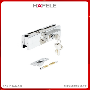 Khóa Kẹp Chân Kính Inox Bóng Hafele 489.81.031