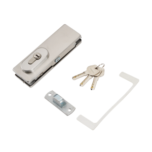 Khóa Kẹp Chân Kính Inox Mờ Hafele 981.50.030