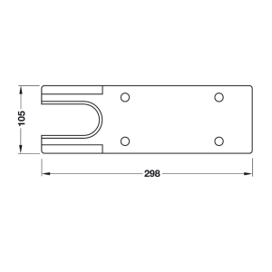 Nắp Che Bản Lề Sàn DCL41 Hafele 932.84.047