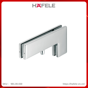 Nẹp Kính Chữ L Inox mờ Hafele 981.00.030
