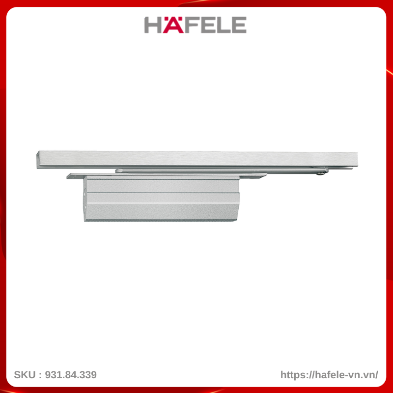 Tay Đẩy Hơi Âm Hafele 931.84.339 Tải Trọng 80Kg
