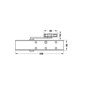 Tay Đẩy Hơi Hafele 931.84.829 Tải Trọng 100Kg