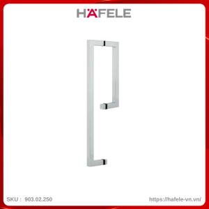Tay Nắm Phòng Tắm Kính C/C 200 x 450mm Hafele 903.02.250