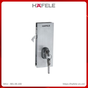 Thân Khóa Cửa Trượt Kính Mở Trái Hafele 981.59.100