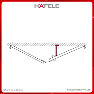 Thanh Hướng Cửa Hafele 931.50.910