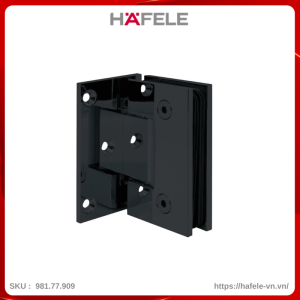 Bản Lề Kính - Tường 90º Màu Đen Hafele 981.77.909