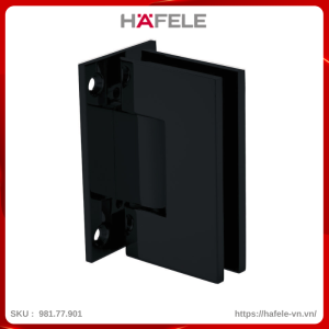 Bản Lề Kính - Tường 90º Màu Đen Hafele 981.77.901