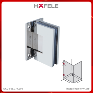 Bản Lề Phòng Tắm Kính 90º Hafele 981.77.900