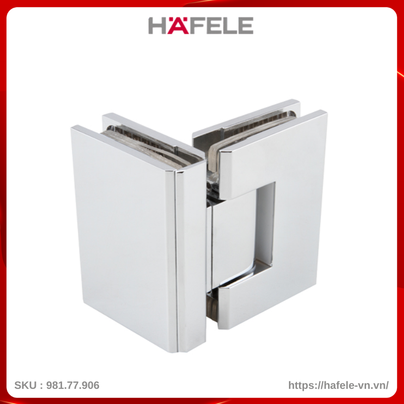 Bản Lề Phòng Tắm Kính 90º Hafele 981.77.906