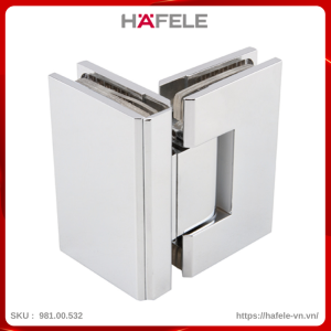 Bản Lề Phòng Tắm Kính - Kính 90º Hafele 981.00.532