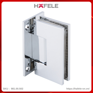 Bản Lề Phòng Tắm Kính Tường 90º Hafele 981.00.502