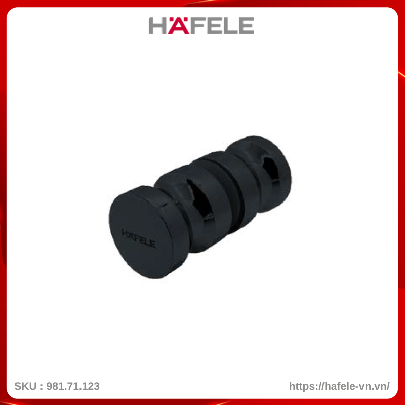 Tay Nắm Cho Cửa Kính Màu Đen Hafele 981.71.123