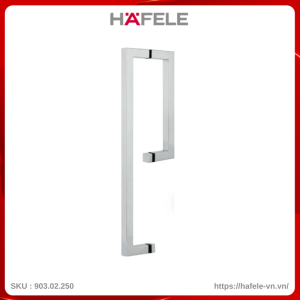 Tay Nắm Phòng Tắm Kính C/C 200 x 450mm Hafele 903.02.250