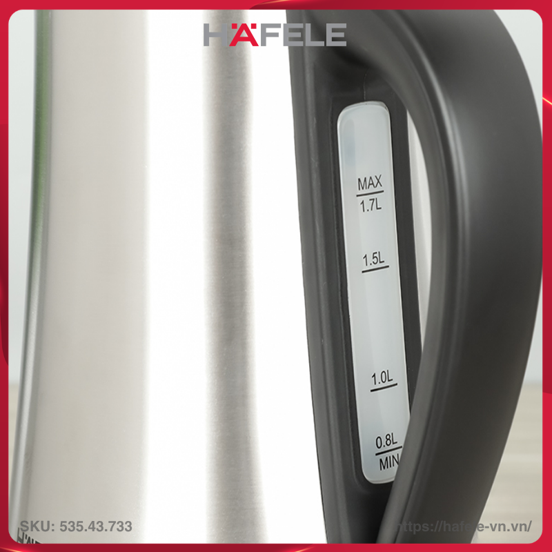 Ấm Đun Nước Siêu Tốc HS-K1703X Hafele 535.43.733 - Ảnh 5