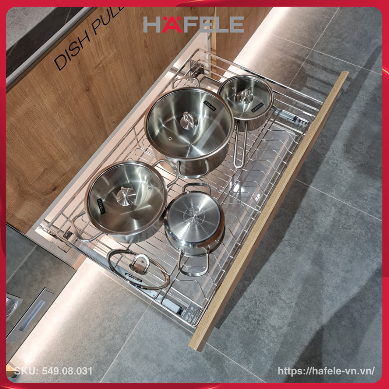 Bộ Rổ Xoong Nồi Cappella 700mm Hafele 549.08.031 - Ảnh 2