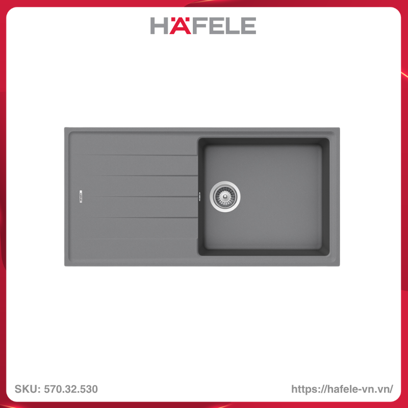 Chậu Rửa Chén Đá HS20-GED1S60 Hafele 570.32.530