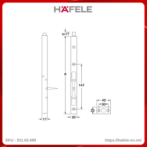 chot-am-600mm-hafele-91162689
