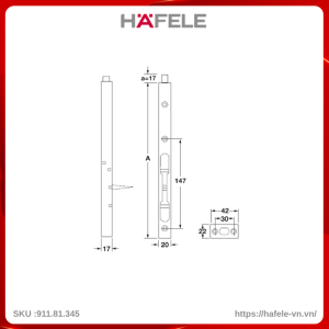 chot-cua-am-mau-den-cc-450mm-hafele-91181345